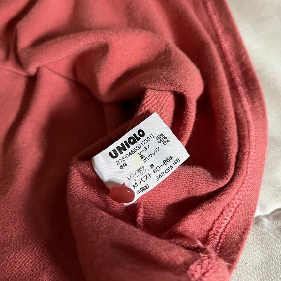 Vintage Y2K Cute Pink Babydoll Tank with Lace Trim Neckline from Uniqlo - Picture 7 of 7